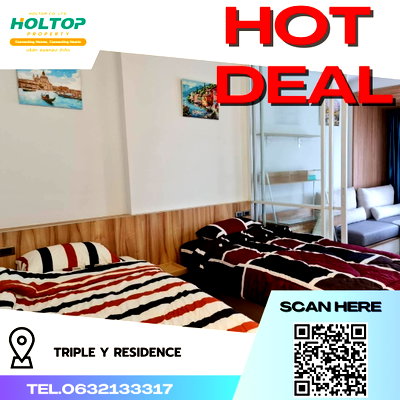 คอนโดให้เช่า : #R4449 ให้เช่าคอนโด Triple Y Residence