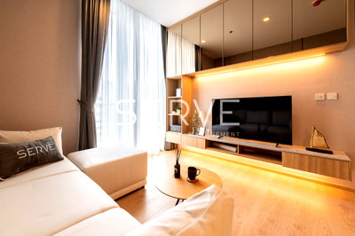 Condos for rent : 🔥Hot Deal 45K🔥! Modern Style 2 beds High Fl. 15+ Close to BTS Asok & MRT Sukhumvit 550 m. at Noble BE19 Condo / For Rent