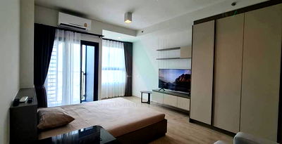 Condos for rent BTS Krung Thon Buri : 🚩 For Rent Condo IDEO SATHORN - WONGWIAN YAI Building 1, Floor 24,Studio, Room size 27.00 sqm