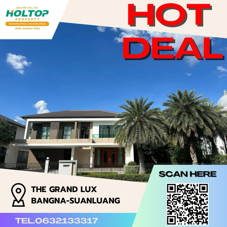 บ้านเดี่ยวให้เช่า : #Z691 ให้เช่าบ้าน The Grand Lux Bangna-Suanluang