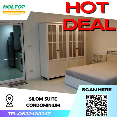 เช่าคอนโด BTS เซนต์หลุยส์ : #S3854 ให้เช่า Silom Suite Condominium