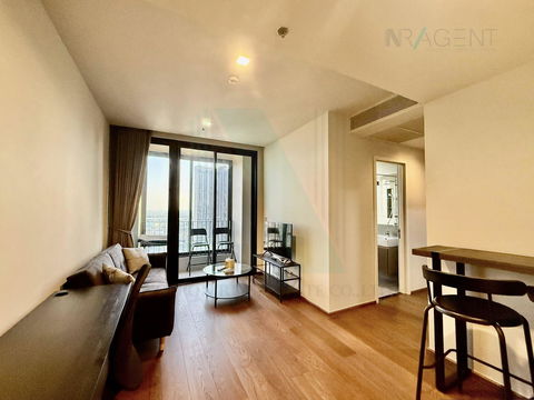 🚩 For Rent Condo IDEO Q SUKHUMVIT 36 Building A, Floor 25,1 bed room, Room size 44.00 sqm