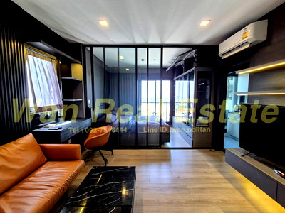 คอนโดให้เช่า : ให้เช่า politan rive ห้องมุม วิวแม่น้ำ ตกแต่งสวย ครบพร้อมอยู่