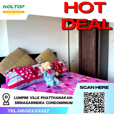 Condos for rent Prawet : #R4470 Condo for rent Lumpini Ville Phatthanakan-Srinagarindra Condominium