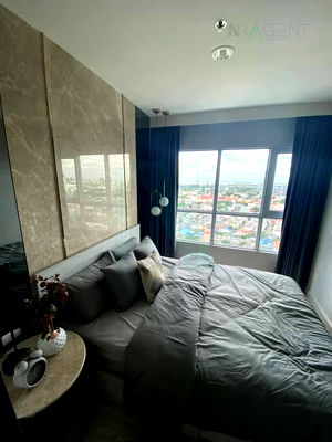 Condos for rent Boromratchachonnani Nursing College : 🎉 For rent, Aspire Ngamwongwan, 1 bedroom, 28th floor, Building N, near Phong Phet Market.