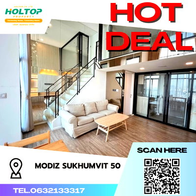 Condos for rent : #S3872 For Rent Modiz Sukhumvit 50