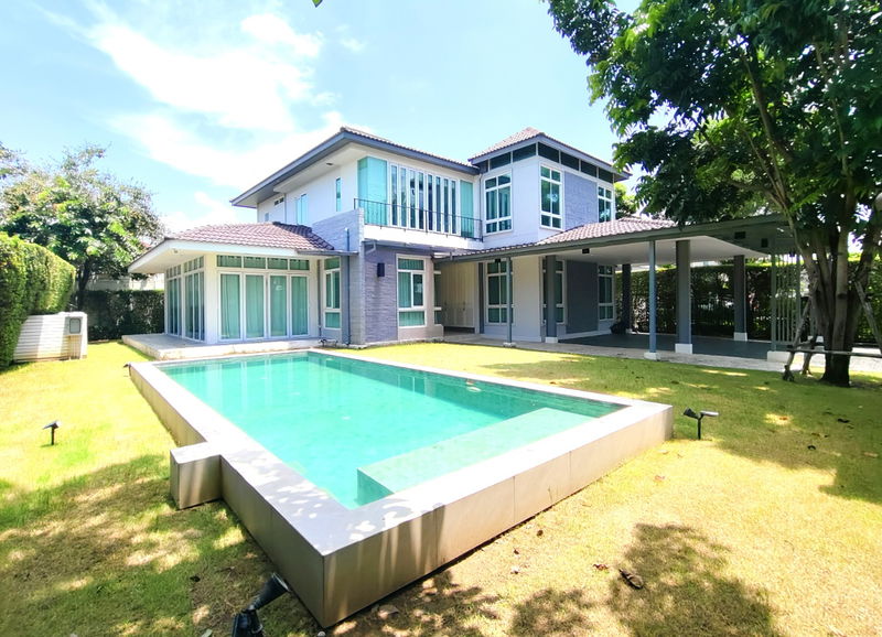 ขายบ้านเดี่ยว : ด่วน ลดราคาลงหลายล้าน!! เจ้าของตัดใจขาย หมู่บ้าน มัณฑนา เลค วัชรพล พร้อมสระส่วนตัว ราคาดีเกิ้นน | บ้านสวยราคาดีแบบนี้ ต้องรีบจองแล้วๆๆๆ