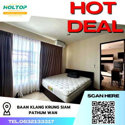 Condos for rent : #R4493 Condo for rent Baan Klang Krung Siam-Pathum Wan 