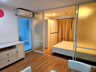 Condos for rent The Nine Rama 9 : LP26395 Condo for rent Lumpini Ville Ramkhamhaeng 26, 1st floor, Building B, city view, 31 sq m., 1 bedroom, 1 bathroom, 8,000 baht 064-959-8900