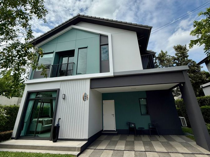 บ้านเดี่ยว (บ้านตัวอย่างพร้อมอยู่) จากแสนสิริ อณาสิริ ชัยพฤกษ์-วงแหวน2
