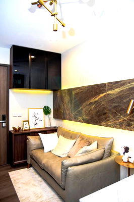 Condos for rent : For Rent Condo WHIZDOM ESSENCE SUKHUMVIT Building 1, Floor 26,1 bed room, Room size 34.00 sqm