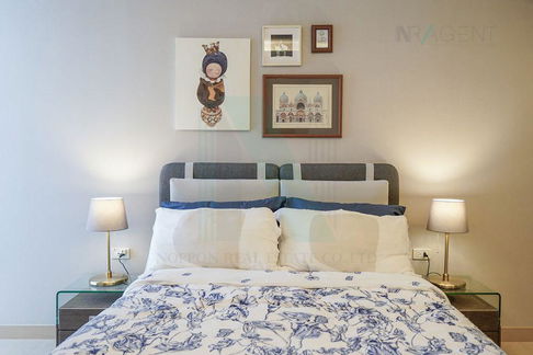📌Exclusive!📌 For Rent Condo SIAMESE EXCLUSIVE QUEENS Building 1, Floor 17,1 bed room, Room size 35.00 sqm