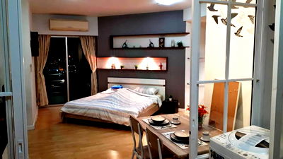 Condos for rent BTS Krung Thon Buri : 🚩 For Rent Condo BAAN SATHORN CHAOPRAYA Building 1, Floor 26,Studio, Room size 45.00 sqm