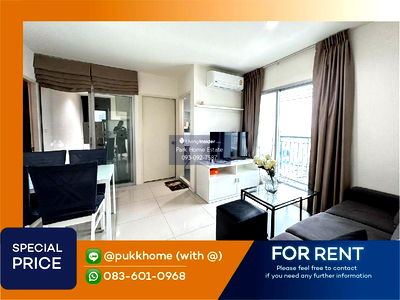 เช่าคอนโด BTS อ่อนนุช : Ready to move in📣 Aspire Sukhumvit 48 / 2 Bedroom 📞 Line : @pukkhome (with @)