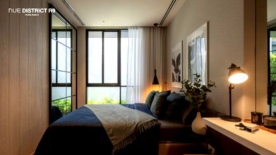 Condos for rent Huai Khwang : 1 Bed 1 Bath Nice Room New Condo Good Location  Close to MRT Phra Ram 9  220 m.  @ NUE District R9
