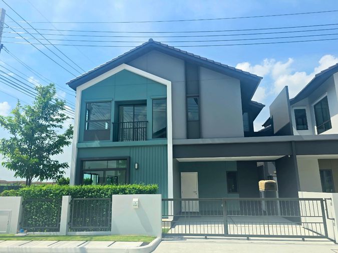 บ้านแฝด อณาสิริ *แปลงมุม ใกล้สวน* บรรยากาศบ้านเดี่ยว ฟังก์ชั่นครบ ! บ้านใหม่ ติดถนนใหญ่ บางกรวย-ไทรน้อย