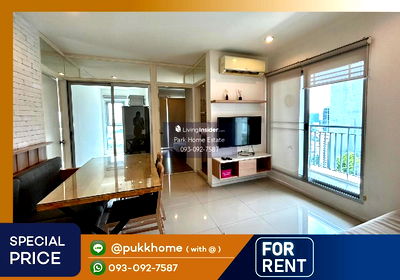 คอนโดให้เช่า : 📣 Aspire Sukhumvit 48 / 2 Bedroom ชั้นสูง ห้องเเต่งสวย📞 Line : @pukkhome (with @)