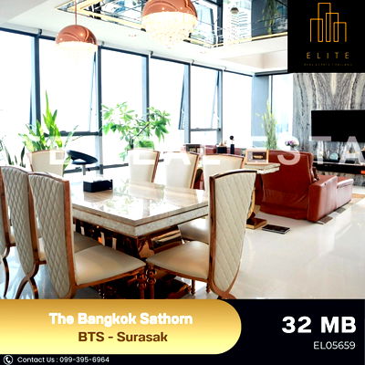 คอนโด รร.นานาชาติโชรส์เบอรี่  : ✨ The Bangkok Sathorn ดูเพล็กซ์สุดหรู เพียงไม่กี่ห้องในโครงการ แรร์เว่อร์ รีบจับจองก่อนพลาดโอกาส 💯
