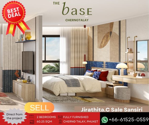 ✨ ขายคอนโด โครงการ The Base เชิงทะเล 📌ราคาที่ดีที่สุดยูนิต 2 ห้องนอนเพื่อการลงทุน! 🌴 โครงการใหม่ล่าสุดในภูเก็ต  (Thai Quota)