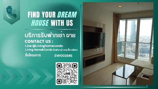For sale condo Rhythm Sathorn Rhythm Sathorn, beautiful room, fully furnished, Chao Phraya River view