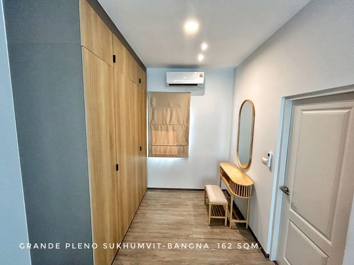 รูป ให้ เช่า บ้านเดี่ยว บ้านใหม่ 3 นอน 4 น้ำ ใกล้สวนและคลับเฮาส์ แกรนด์ พลีโน่ สุขุมวิท บางนา 162 ตรม. 52 ตร.วา ใกล้เมกา บางนา - รูปที่ 11/14