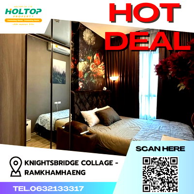Condos for rent : #Z710 Condo for rent KnightsBridge Collage - Ramkhamhaeng