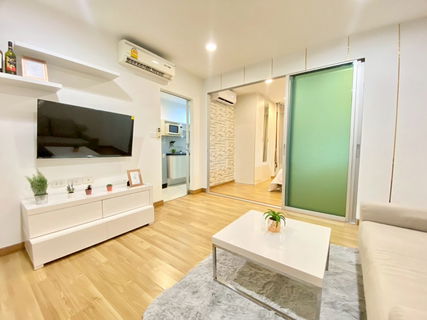 รูปภาพ Condo for rent, Freemio Fire Kaset-Nawamin, price 9500, 2 air conditioners, separate bedrooms Living room and kitchen are separated