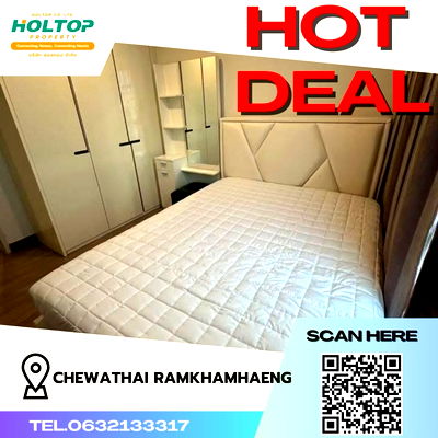 Condos for rent Major Hollywood Ramkhamhaeng : #Z756 Condo for rent Chewathai Ramkhamhaeng