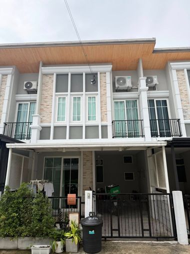 3-bed townhouse for rent, 69.2 sqm, 17.3 sq wah, Golden Town Ramintra - Wongwaen