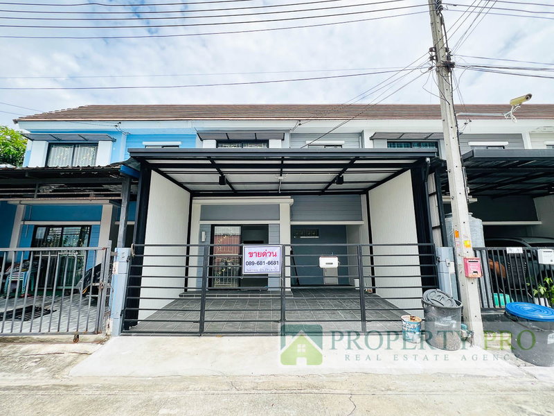 Townhouses for sale : TownHouse for Sale Baan Pruksa 66, 3 Bedroom area 18 Sqw 92 Sqm Near Rangsit, Nawa Nakhon, Khlong Luang, Talaad Thai : EL25S-007