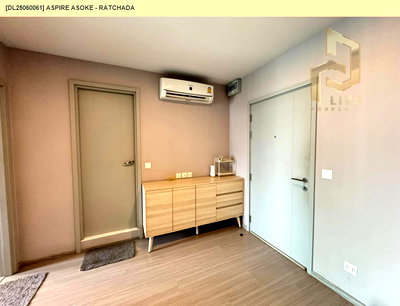 Condos for rent : DL25060061 Condo for rent, Aspire Asoke - Ratchada near MRT พระราม 9, ready to move in, call urgently 0638692663 LineID @257sxzzu