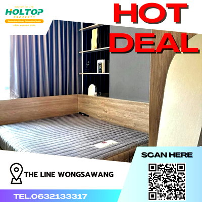 Condos for rent : #Z746 Condo for rent: THE LINE Wongsawang
