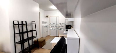 Condos for rent : Renovated pool view G building  For rent A Space Asoke-Ratchada