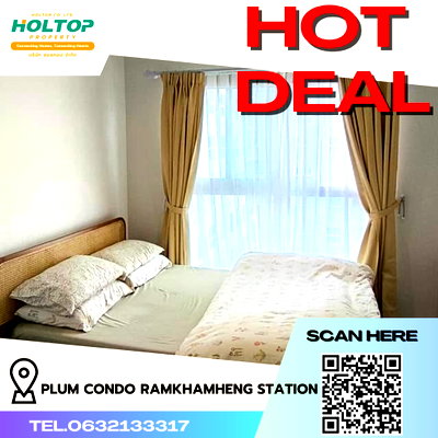 Condos for rent : #R4510 Condo for rent Plum Condo Ramkhamheng Station
