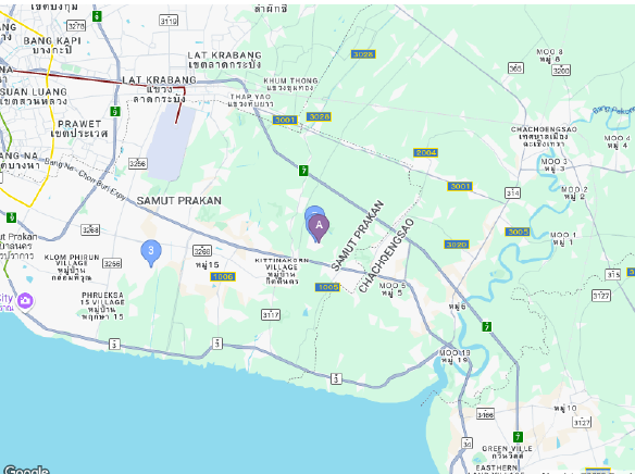 รูป บ้านเดี่ยว เนื้อที่ทั้งหมด 545.6 ตารางเมตร 25/457 หมู่บ้านชวนชื่นบางนา ตำบลบางบ่อ อำเภอบางบ่อ สมุทรปราการ ราคา 3,360,000 บาท - รูปที่ 2/2