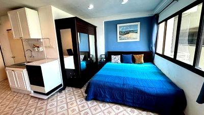 Condos for rent Sukumvit 6 : SRMS106  For rent, Saranjai Mansion, 14th floor, fully furnished, 35.15 sqm. 16,000 baht, 064-959-8900
