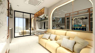 Super Luxury For Rent Supalai ICON Sathorn 45 SQM 1 Bedroom Beautiful Decorated, Near BTS Sala Daeng