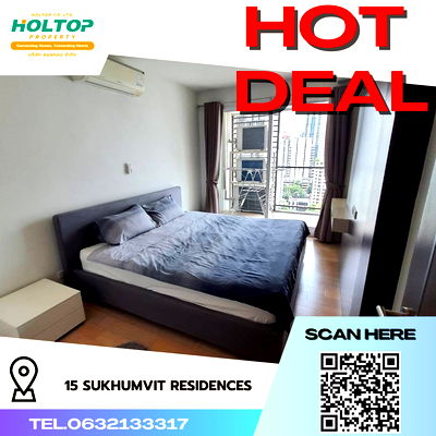 Condos for rent Sukumvit 15 : #R4512  Condo for rent 15 Sukhumvit Residences