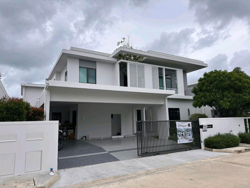 Houses for rent : Single house for rent, Manthana Bangna, Km.15, ready to move in HSP0036