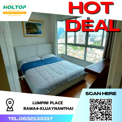 Condos for rent : #S3903 For Rent Lumpini Place Rama4-Kluaynamthai