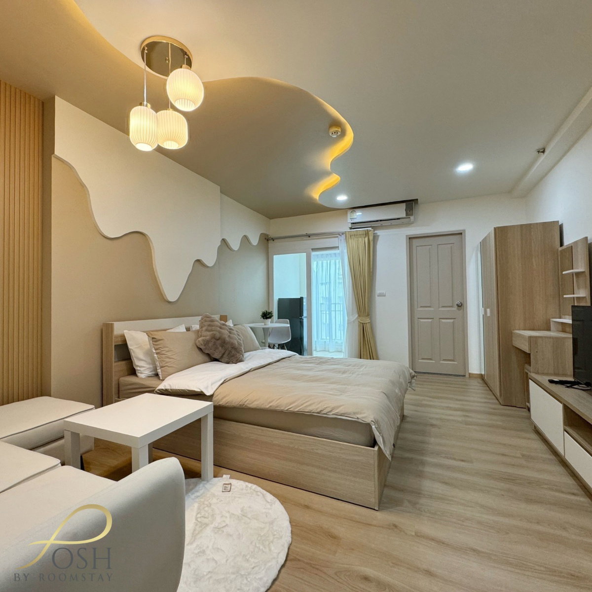 Newly Renovated Condo at Supalai Park Downtown  Fully renovated in a modern minimalist style near Phuket Old town