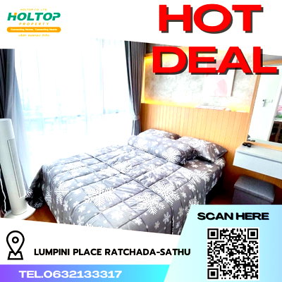 Condos for rent : #R4566  Condo for rent Lumpini Place Ratchada-Sathu