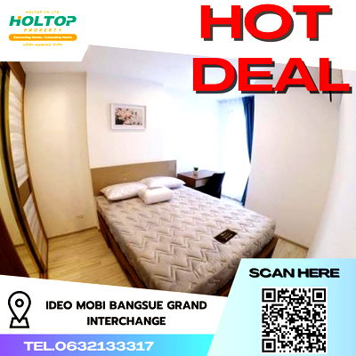 Condos for rent MRT Bang Sue : #R4550 Condo for rent Ideo Mobi Bangsue Grand Interchange