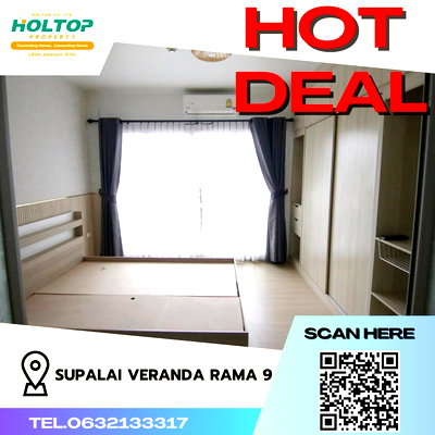 Condos for rent : #Z800 Condo for rent Supalai Veranda Rama 9