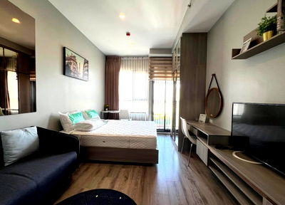 Condos for rent : For Rent: Knightsbridge Prime Onnut | Studio, 26th Floor, Fully Furnished, Onnut Road View – 15,000 THB/Month