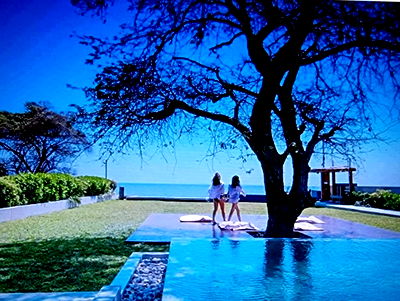 Condos for rent Cha-Am Petchburi : For rent, condo, Baan Thiw Talay, Blue Sapphire, 45 sq m, 4th floor 