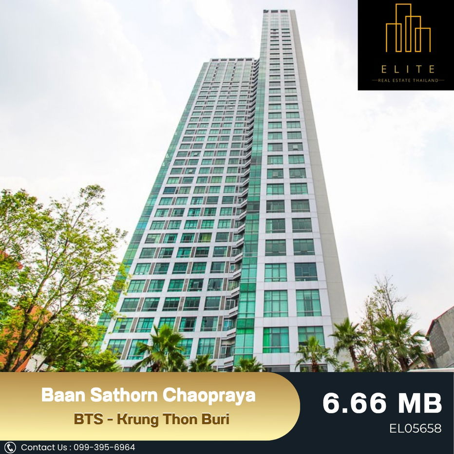 รูป ✨ ที่ที่วิวแม่น้ำไม่ใช่แค่ฉาก แต่เป็นบรรยากาศทั้งชีวิต Baan Sathorn Chaopraya ห้องนี้คือคำตอบ ✔ - รูปที่ 1/9