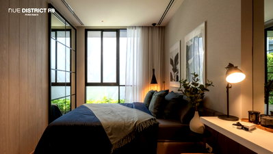 Condos for rent : 1 Bed 1 Bath Nice Room New Condo Good Location MRT Phra Ram 9  220 m. @ NUE District R9
