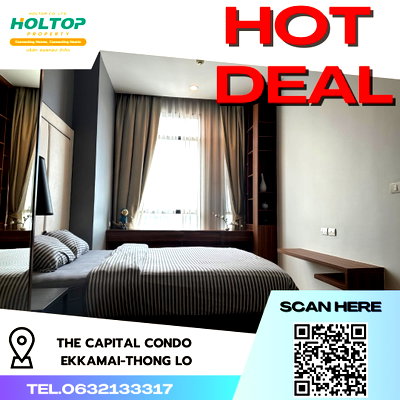 Condos for rent : #R4582 Condo for rent The Capital Condo Ekkamai-Thong Lo 