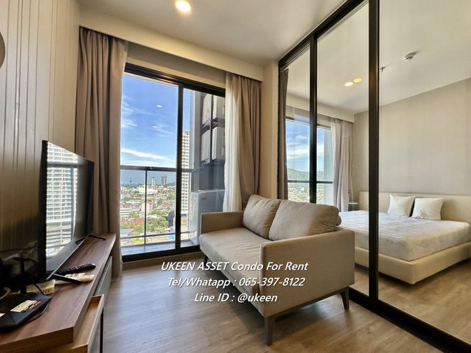 UK01-002ให้เช่า KEEN CENTRE SRIRACHA คีน กลางเมืองศรีราชา 1 ห้องนอน  35 ตรม ราคา 14,000 บาท  ชั้น 9 ห้องสวย  ฟรีมีแม่บ้านทำความสะอาดอาทิตย์ละ 2 ครั้ง
